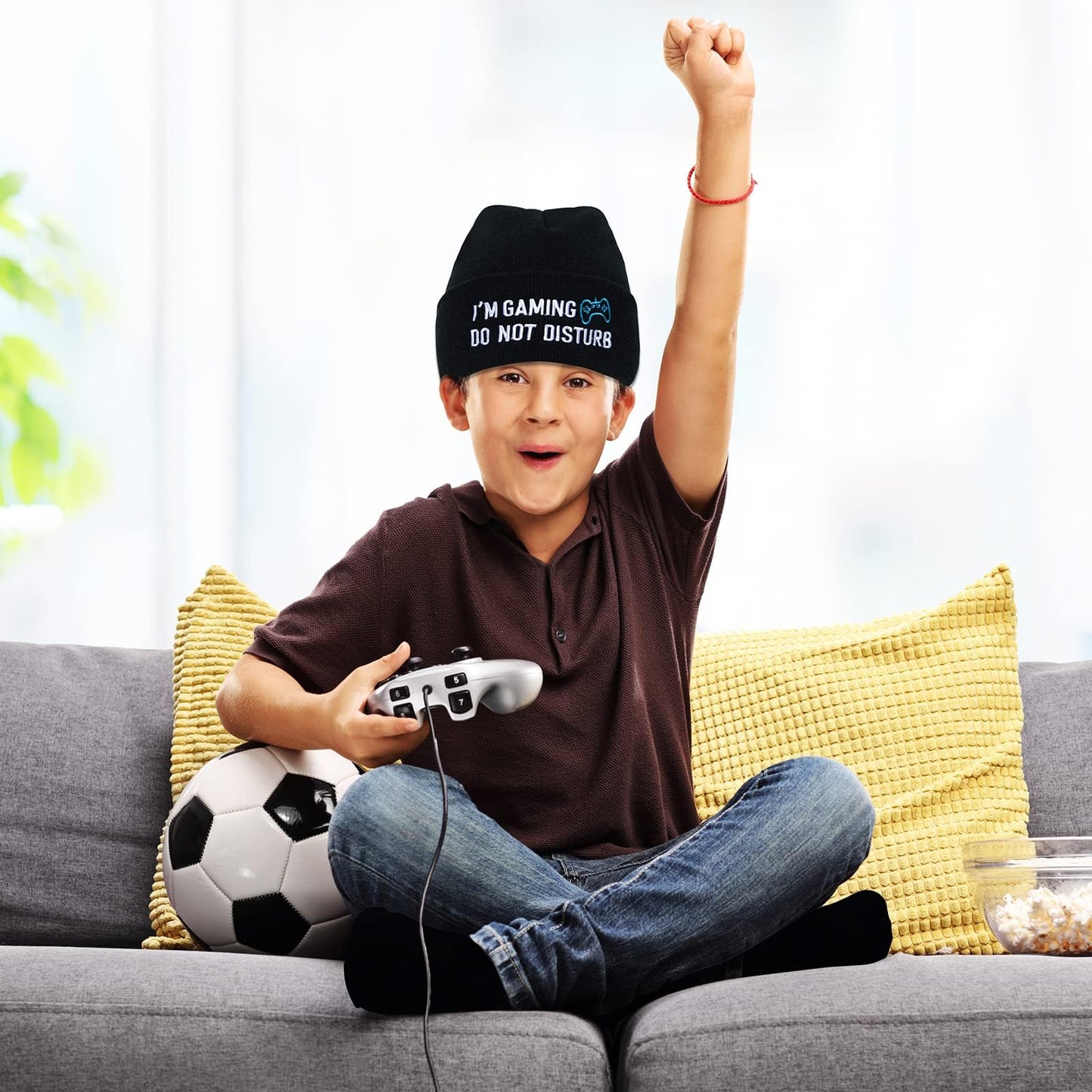 Gamer Gifts,Socks Beanie Hat Baseball Cap, Valentines Day Gifts for Teen Boys Men Teenagers Kids Him