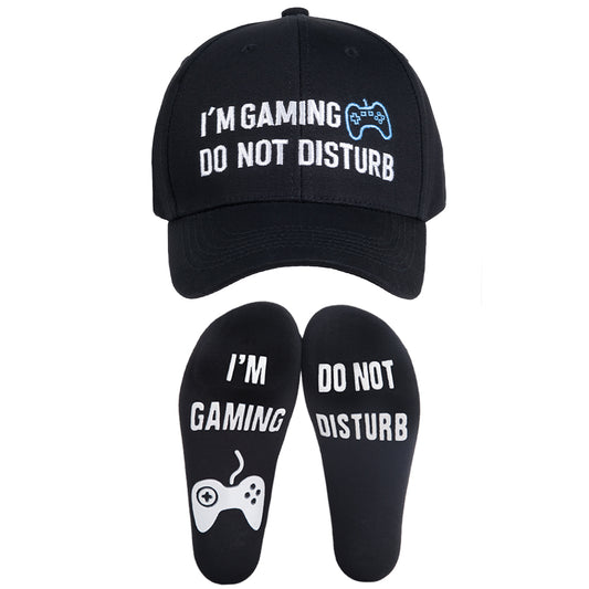 Novelty Gamer Socks Beanie Hat,Funny Gifts Idea for Teens Boys Men Teenagers Him